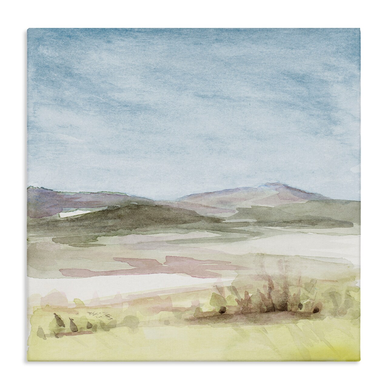 Stupell Industries Crisp Morning Mountains Canvas Wall Art Design by Lanie Loreth